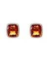 Effy Fine Jewelry 14k Rose Gold 17.81 Ct. Tw. Diamond & Madera Citrine  Earrings