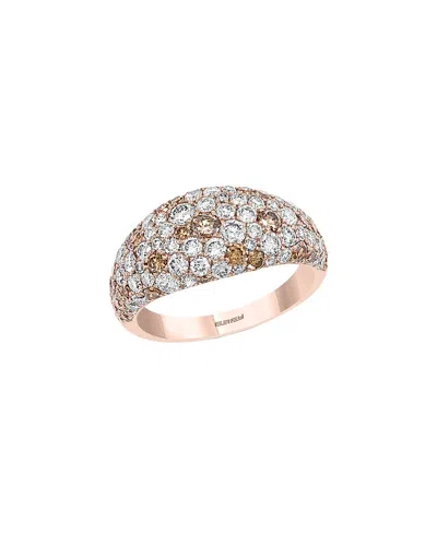 Effy Fine Jewelry 14k Rose Gold 2.36 Ct. Tw. Diamond Ring In Transparent