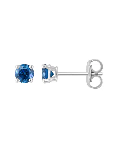 Effy Fine Jewelry 14-karat White Gold 0.49 Ct. Tw. Diamond Earrings In Metallic