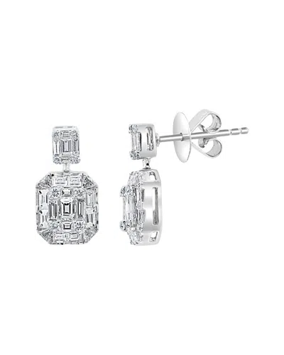 Effy Fine Jewelry 18k 1.81 Ct. Tw. Diamond Drop Earrings In Metallic
