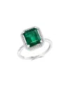 Effy Fine Jewelry 18k 3.11 Ct. Tw. Diamond & Emerald Ring