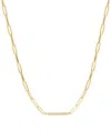 Effy Fine Jewelry Gold Over Silver 0.11 Ct. Tw. Diamond Necklace