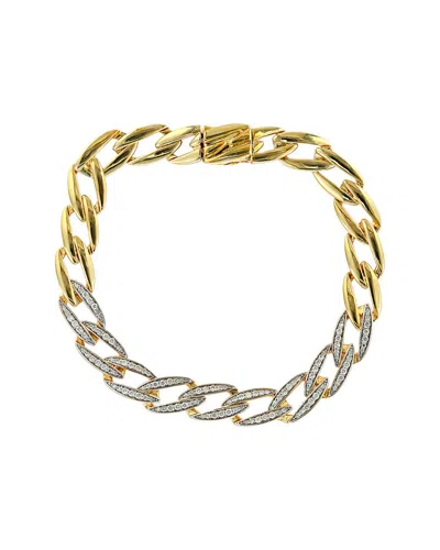 Effy Fine Jewelry Gold Over Silver 0.75 Ct. Tw. Diamond Bracelet