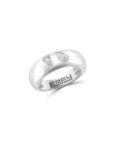 Effy Fine Jewelry Gold Over Silver 1.00 Ct. Tw. Lab-grown Diamond Ring