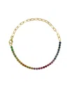 Effy Fine Jewelry Gold Over Silver 2.24 Ct. Tw. Sapphire Bracelet