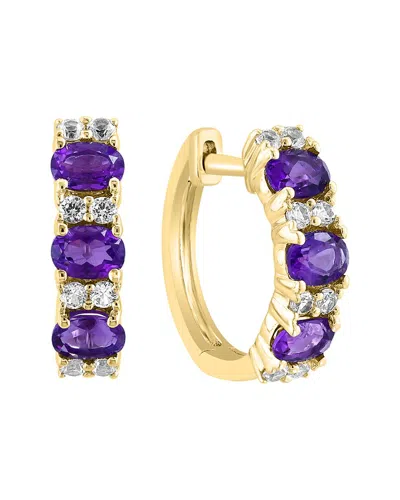 Effy Fine Jewelry Plated 1.20 Ct. Tw. Amethyst In Blue
