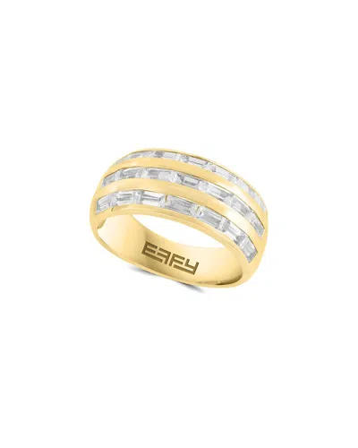 Effy Fine Jewelry Plated Silver 3.09 Ct. Tw. Zircon Ring