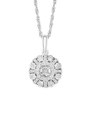 Effy Fine Jewelry Silver 0.14 Ct. Tw. Diamond Necklace