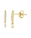 Effy Fine Jewelry Silver 0.15 Ct. Tw. Diamond Earrings