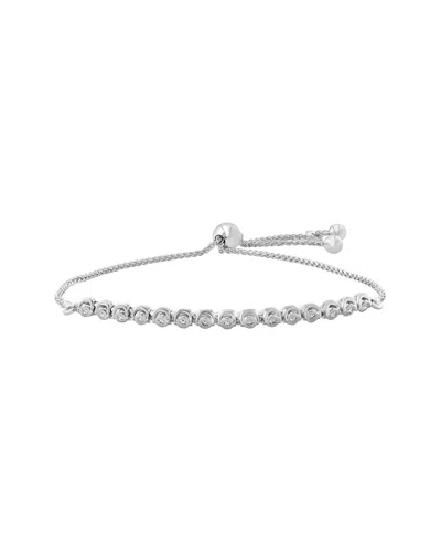 Effy Fine Jewelry Silver 0.15 Ct. Tw. Lab-grown Diamond Bracelet