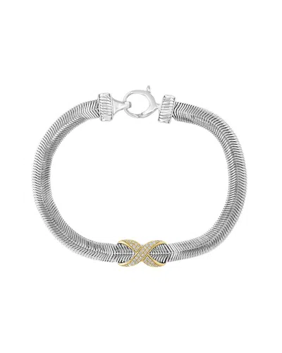 Effy Fine Jewelry Silver 0.18 Ct. Tw. Diamond Bracelet