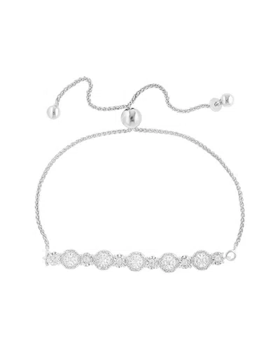 Effy Fine Jewelry Silver 0.23 Ct. Tw. Diamond Bracelet In Metallic