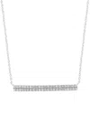 Effy Fine Jewelry Silver 0.23 Ct. Tw. Diamond Necklace