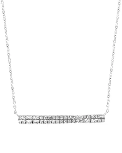 EFFY FINE JEWELRY EFFY FINE JEWELRY SILVER 0.23 CT. TW. DIAMOND NECKLACE