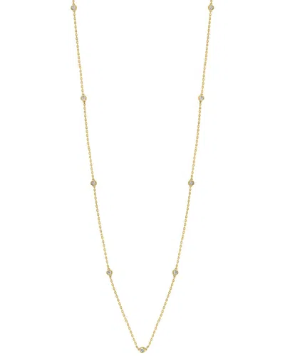 EFFY FINE JEWELRY EFFY FINE JEWELRY SILVER 0.23 CT. TW. DIAMOND NECKLACE