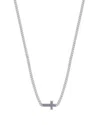 Effy Fine Jewelry Silver 0.36 Ct. Tw. White Sapphire Necklace