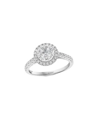 Effy Fine Jewelry Silver 0.74 Ct. Tw. Diamond Ring In Metallic
