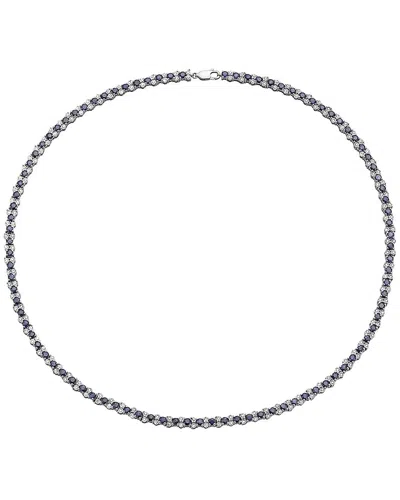 Effy Fine Jewelry Silver 10.81 Ct. Tw. Diamond & Sapphire Necklace