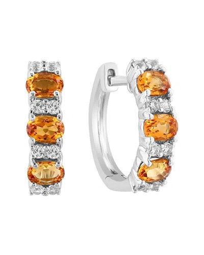 Effy Fine Jewelry Silver 1.15 Ct. Tw. Citrine In Metallic