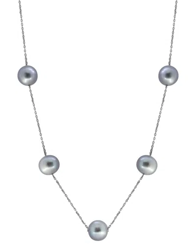Effy Fine Jewelry Silver 11mm Pearl Necklace In Orange