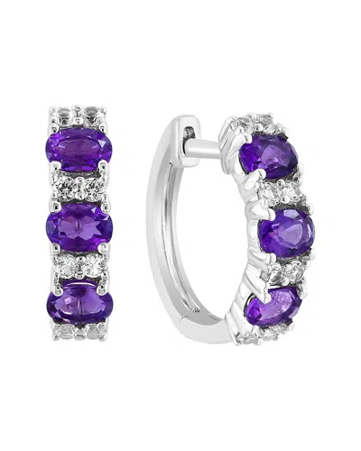 Effy Fine Jewelry Silver 1.20 Ct. Tw. Amethyst In Metallic