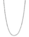 EFFY FINE JEWELRY EFFY FINE JEWELRY SILVER 26.80 CT. TW. WHITE TOPAZ NECKLACE