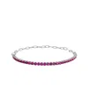 Effy Fine Jewelry Silver 2.74 Ct. Tw. Ruby Bracelet