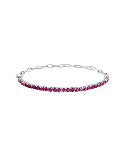Effy Fine Jewelry Silver 2.74 Ct. Tw. Ruby Bracelet