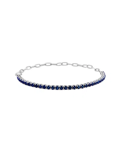 EFFY FINE JEWELRY EFFY FINE JEWELRY SILVER 2.74 CT. TW. SAPPHIRE BRACELET