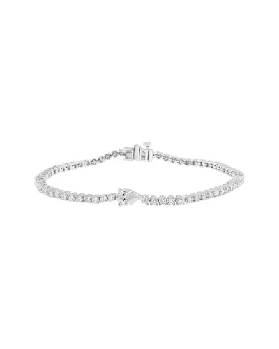 Effy Fine Jewelry Silver 2.96 Ct. Tw. Lab-grown Diamond Bracelet