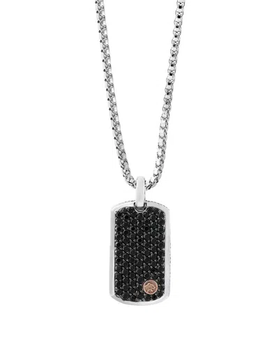 Effy Fine Jewelry Silver 3.00 Ct. Tw. Black Sapphire Necklace