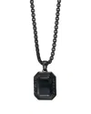 Effy Fine Jewelry Silver 4.35 Ct. Tw. Onyx, Black Spinel Necklace