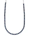 Effy Fine Jewelry Silver 5.38 Ct. Tw. Diamond & Sapphire Necklace