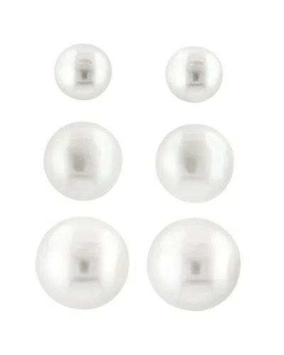 Effy Fine Jewelry Silver 6-10mm Pearl Set In White