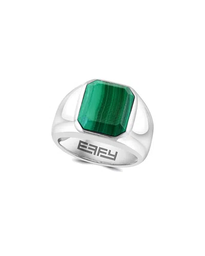 Effy Fine Jewelry Silver 6.50 Ct. Tw. Malachite Ring