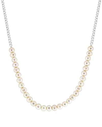 Effy Fine Jewelry Silver  6mm Pearl Necklace In Neutral