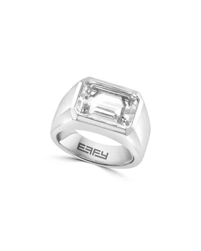 Effy Fine Jewelry Silver 9.70 Ct. Tw. White Topaz Ring