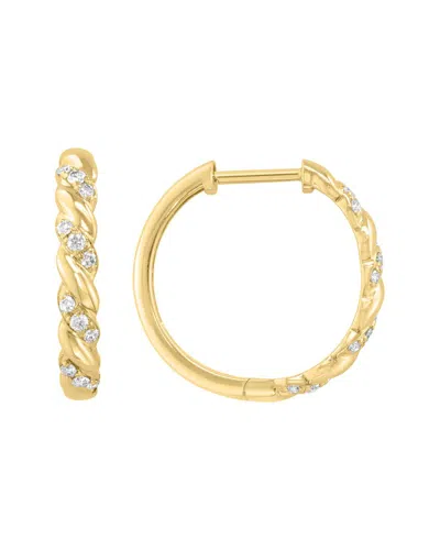 Effy Fine Jewelry 14k 0.20 Ct. Tw. Diamond Earrings In Gold