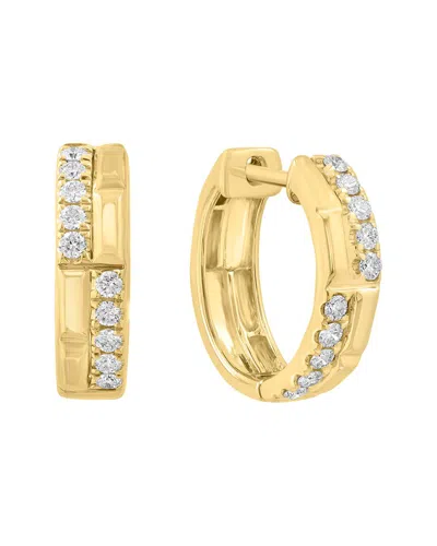 Effy Fine Jewelry 14k 0.29 Ct. Tw. Diamond Earrings In Gold