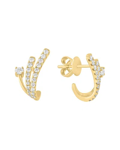 Effy Fine Jewelry 14k 0.47 Ct. Tw. Diamond Earrings In Gold