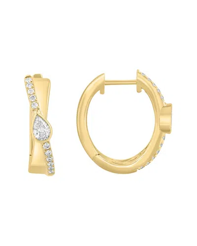 Effy Fine Jewelry 14k 0.55 Ct. Tw. Diamond Earrings In Multi