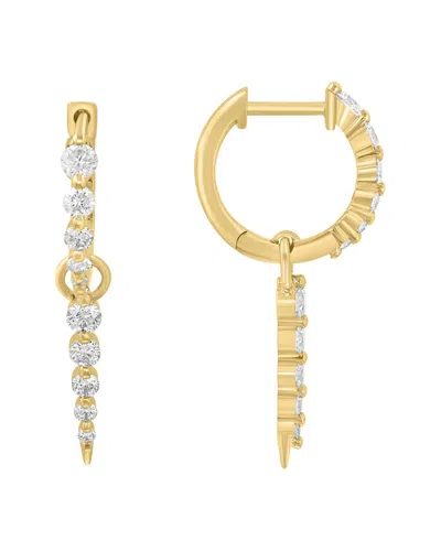 Effy Fine Jewelry 14k 0.73 Ct. Tw. Diamond Earrings In Multi