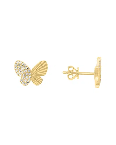 Effy Fine Jewelry 14k 0.20 Ct. Tw. Diamond Earrings In Gold