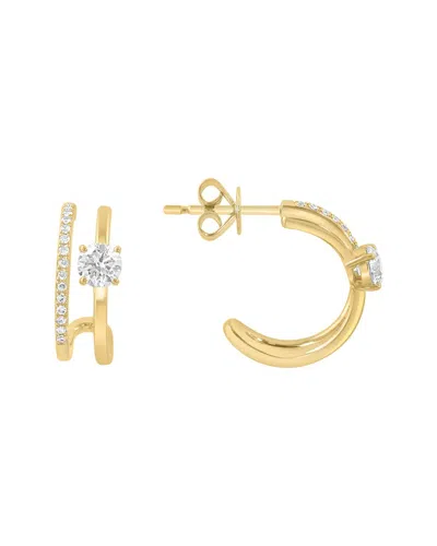 Effy Fine Jewelry 14k 0.59 Ct. Tw. Diamond Earrings In Gold
