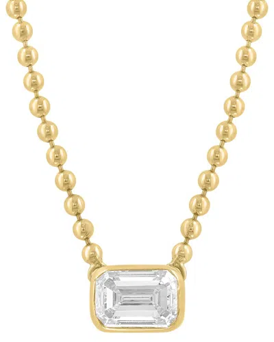 Effy Fine Jewelry 14k 0.70 Ct. Tw. Lab-grown Diamond Necklace In Gold