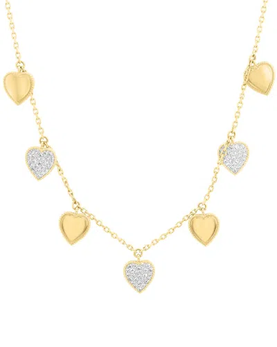 Effy Fine Jewelry 14k 0.25 Ct. Tw. Diamond Necklace In Gold
