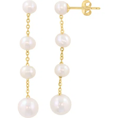 Effy Freshwater Pearl Drop Earrings In Multi