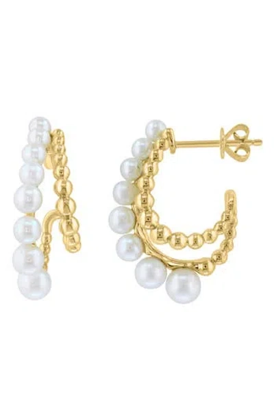 Effy Freshwater Pearl Earrings In Gold