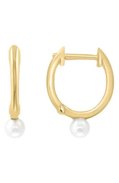 Effy Freshwater Pearl Huggie Earrings In Gold