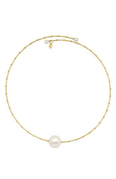 Effy Freshwater Pearl Necklace In Gold
